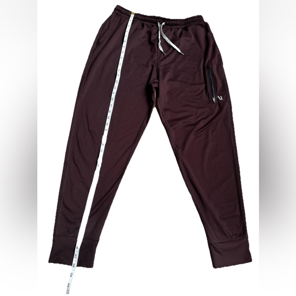 Vuori Performance Sweatpants Mens S RedActivewear Drawstring Zipper Joggers - Picture 5 of 10
